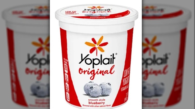 Yoplait Blueberry yogurt