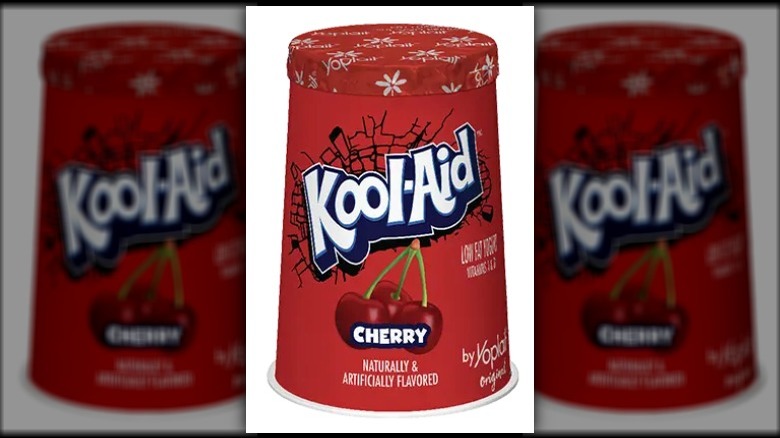 Yoplait Cherry Kool-Aid yogurt