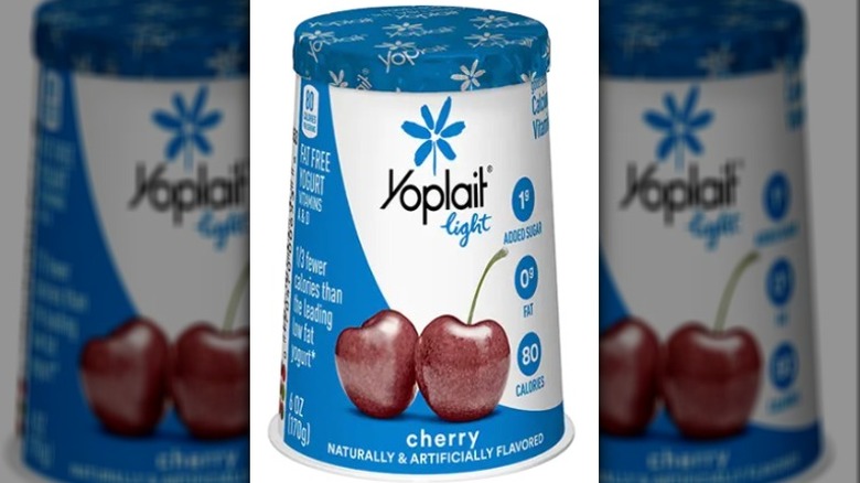 Yoplait Cherry Light yogurt