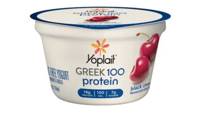 Greek 100 Black Cherry yogurt