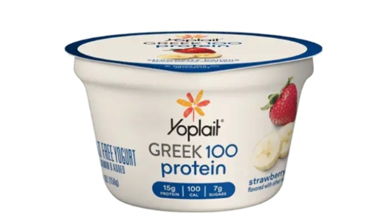 Greek 100 Strawberry Banana yogurt