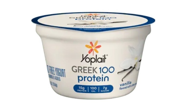 Yoplait Greek 100 Vanilla yogurt