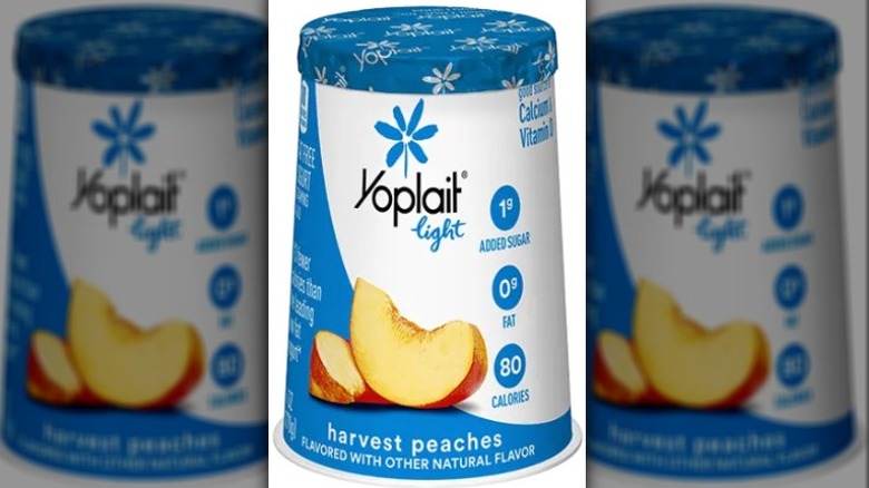 Yoplait Harvest Peach Light yogurt