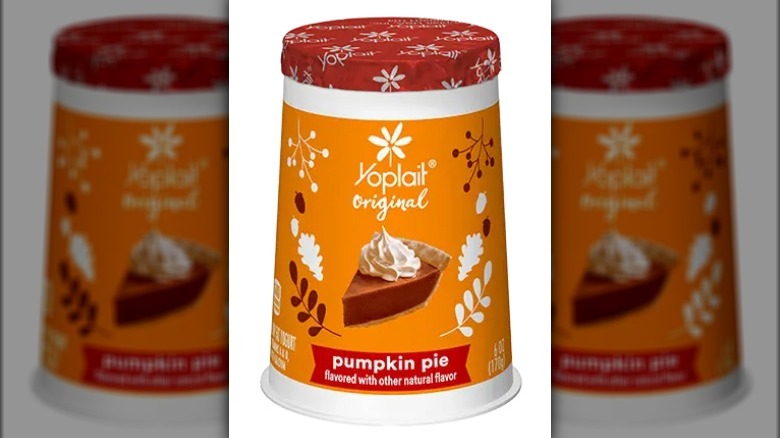 Yoplait Pumpkin Pie yogurt