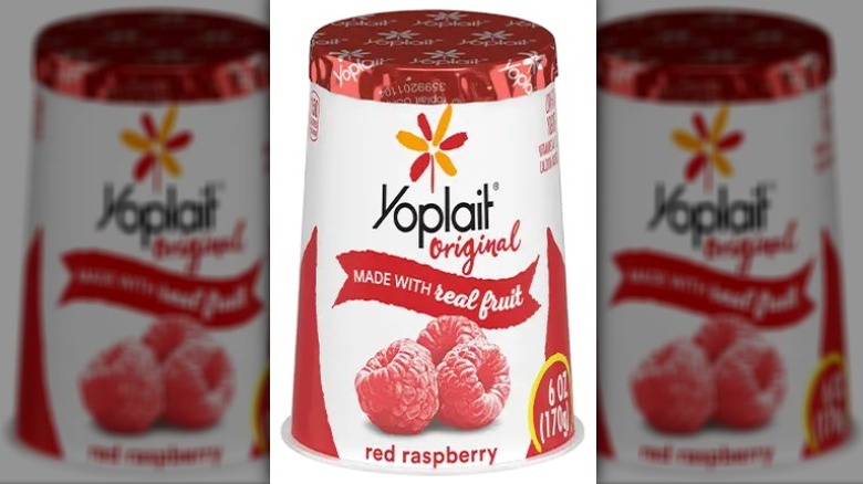 Yoplait Red Raspberry yogurt