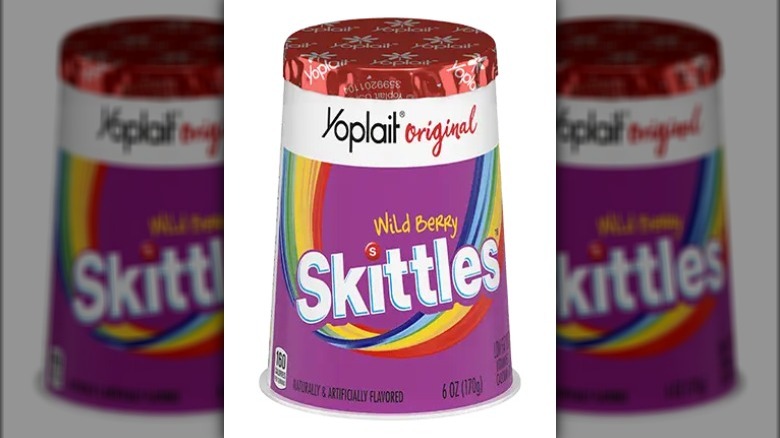 Yoplait Skittles Wild Berry yogurt