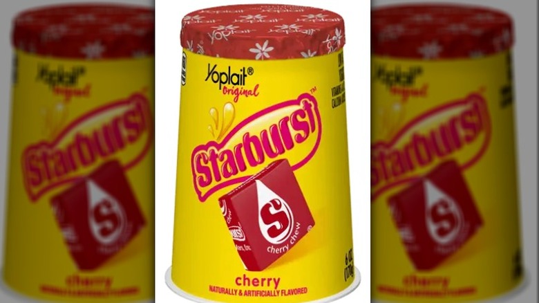 Yoplait Starburst Cherry yogurt