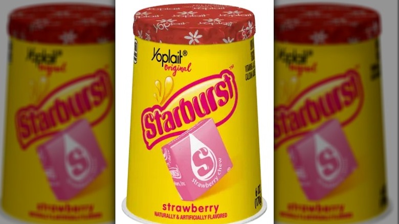 Yoplait Strawberry Starburst yogurt