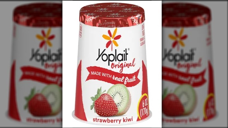 Yoplait Strawberry Kiwi yogurt