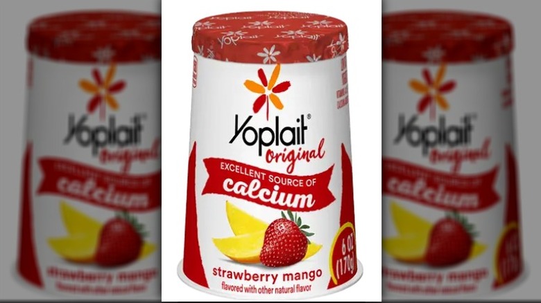 Yoplait Strawberry Mango yogurt