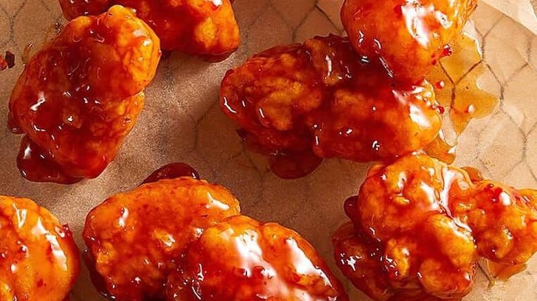 Zaxby's boneless wings in sauce