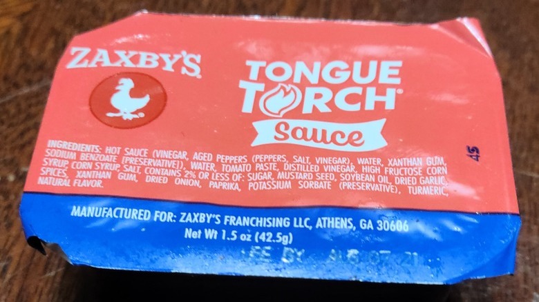 Zaxby's tongue Torch Sauce