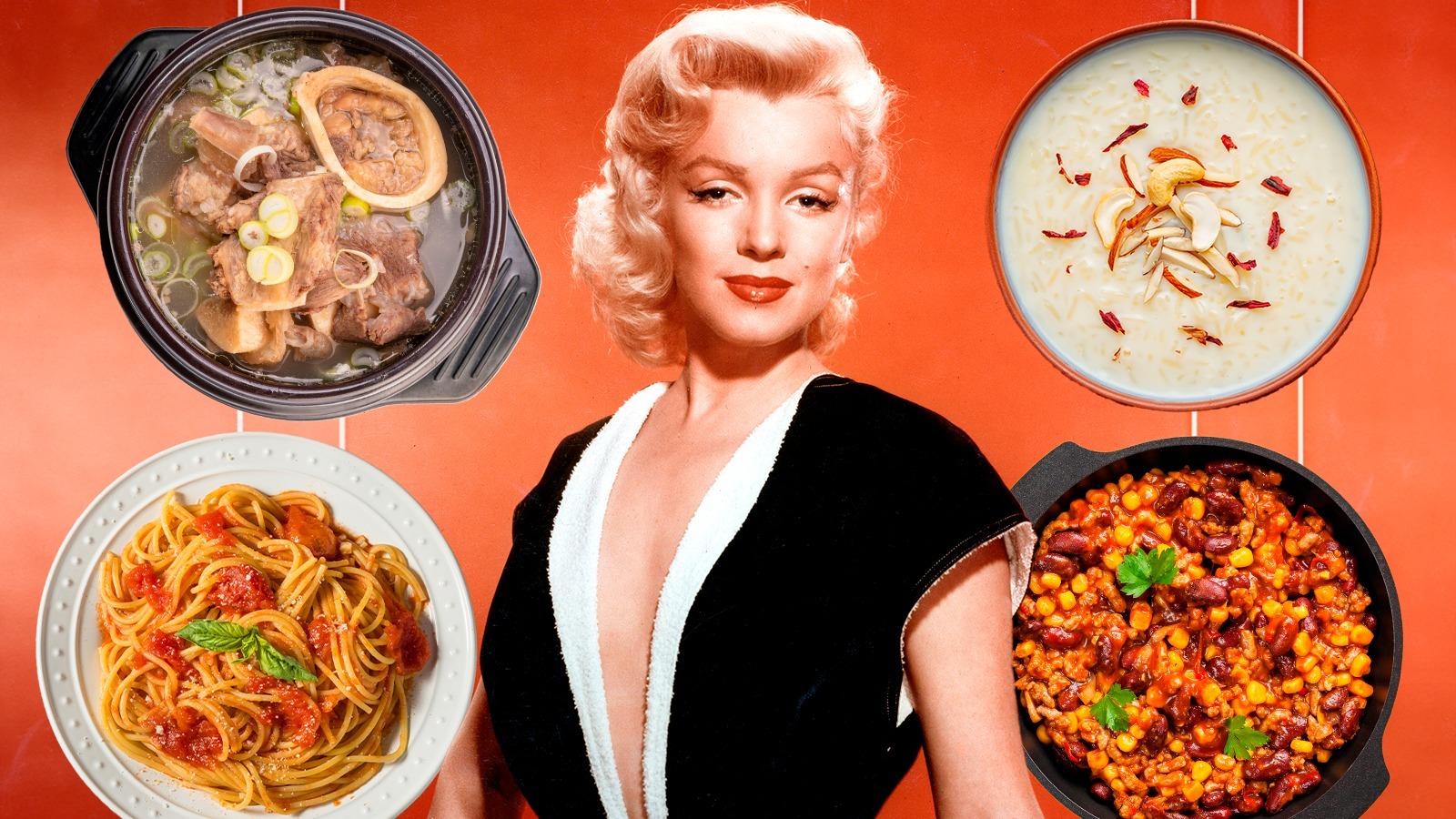 Everything Marilyn Monroe Really Liked To Eat And Drink