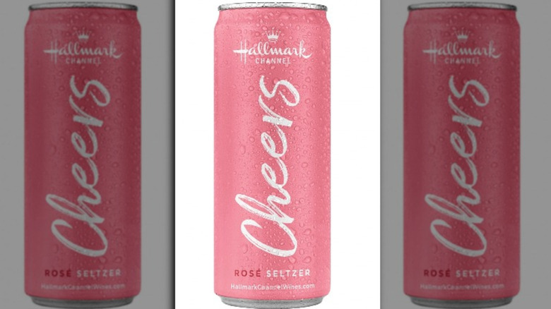 Can of Hallmark's rosé seltzer