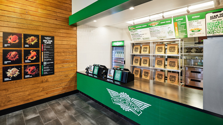 Futuristic Wingstop location