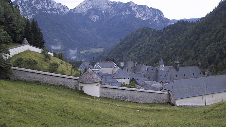 Chartreuse monastery in the French Alps
