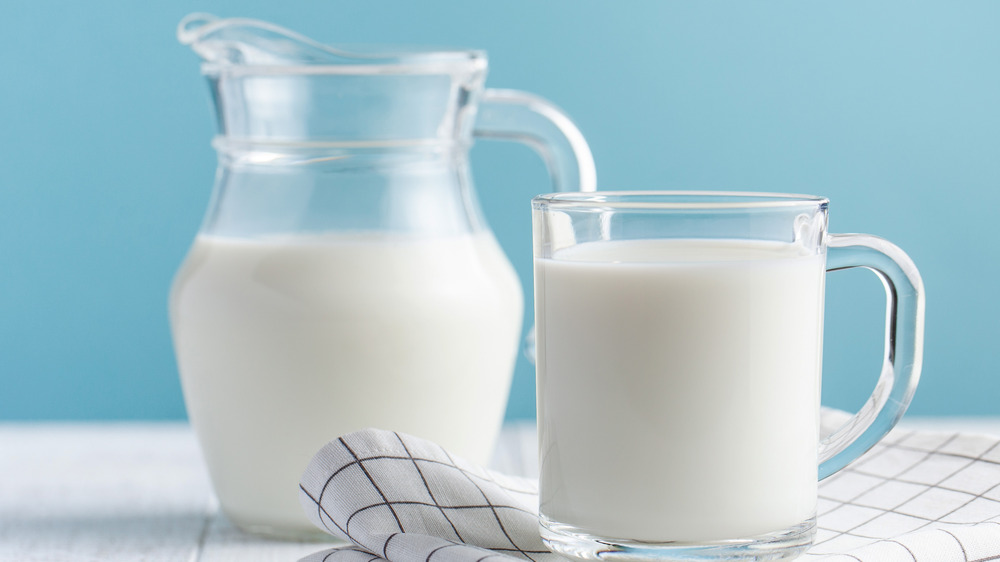 Jug and glass of milk 