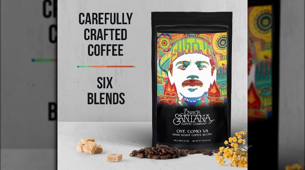 Carlos Santana coffee ad