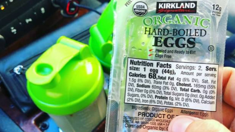 Ingredients list for Kirkland eggs 