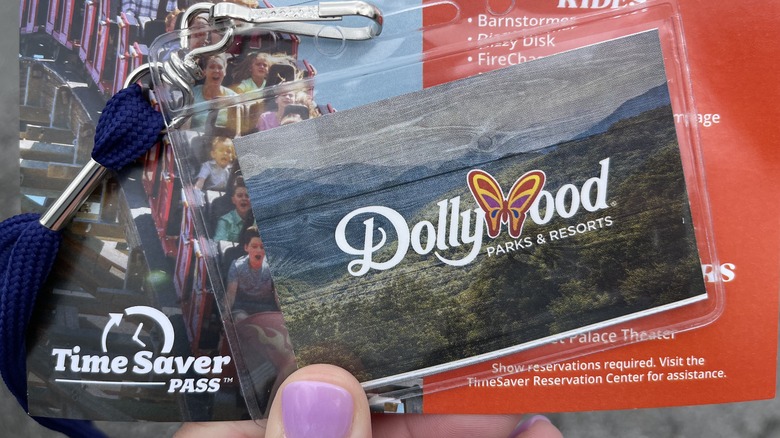dollywood timesave theme park ticket