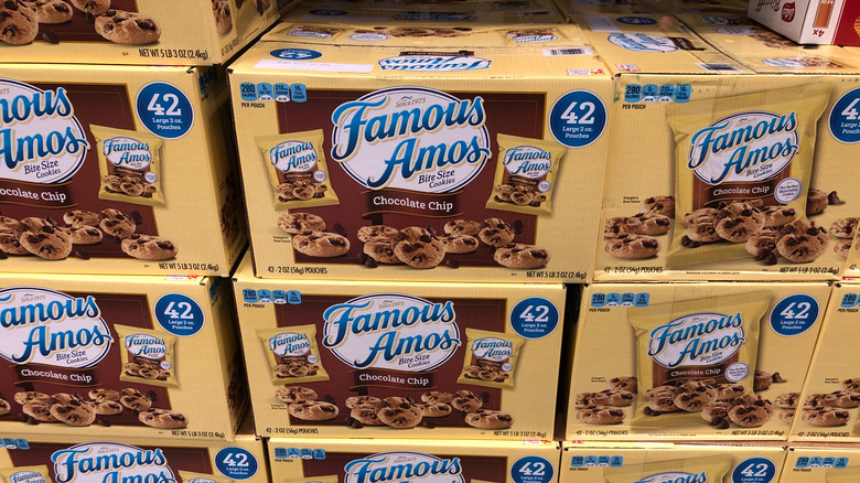 boxes of famous amos cookies