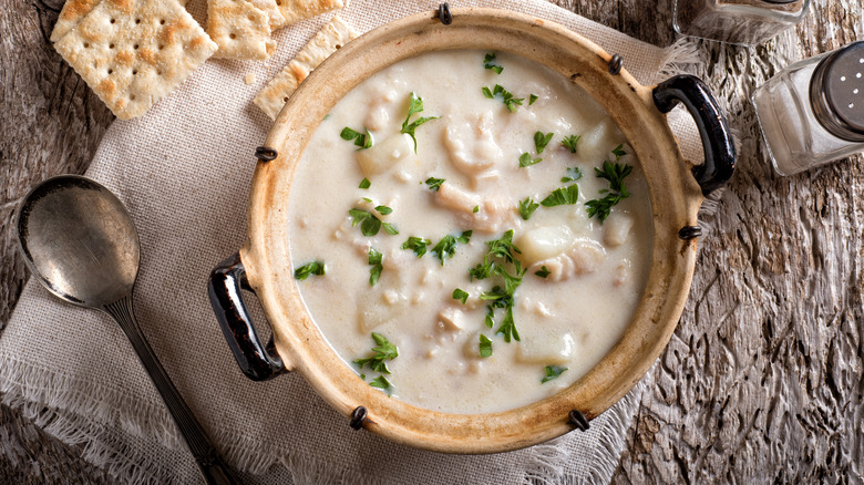 Creamy seafood stew