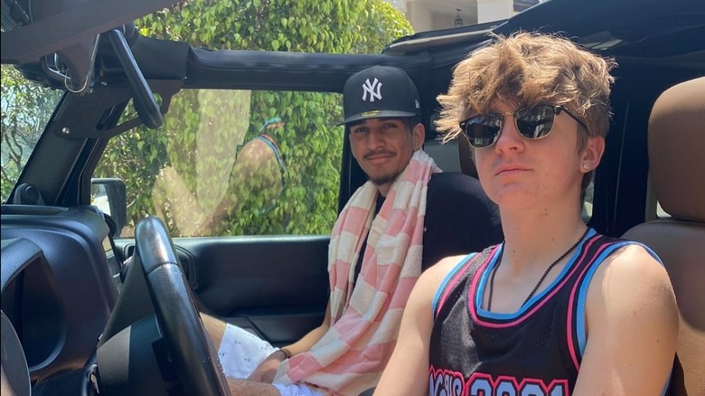 Ryder and pal driving in Florida