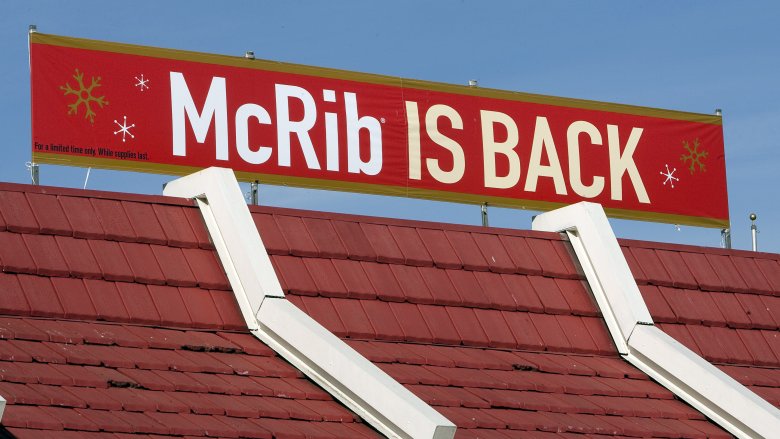 McRib sign