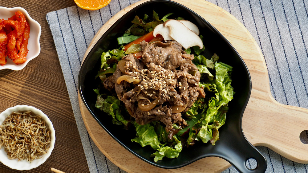 Korean beef bulgogi