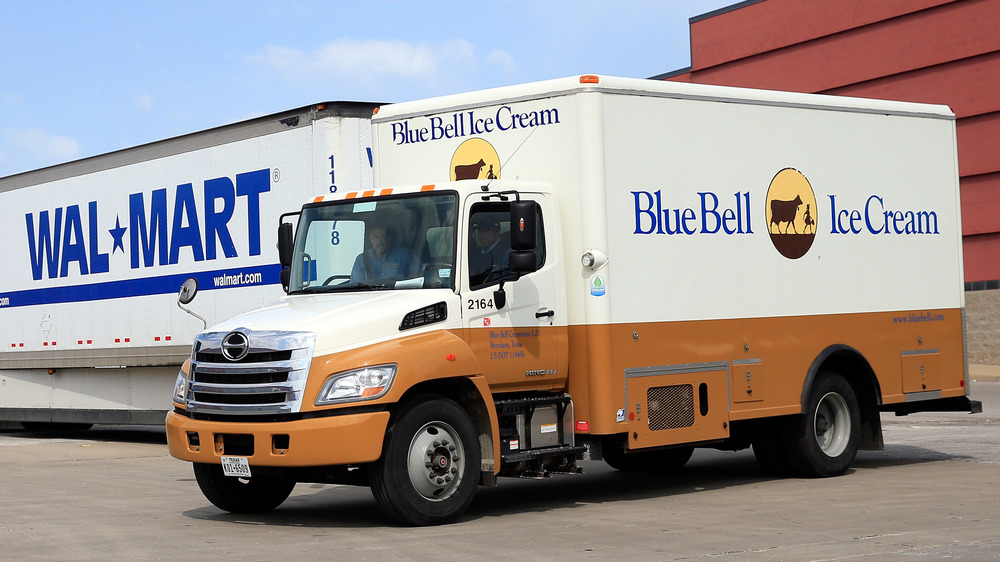 Blue Bell ice cream truck