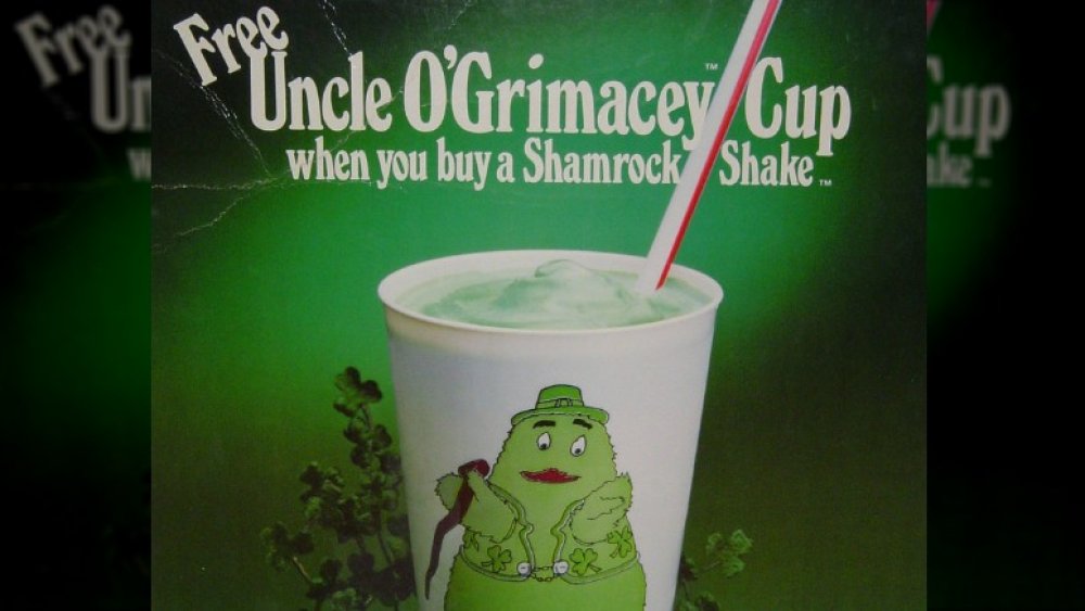 Uncle O'Grimacey is a big part of Shamrock Shake history