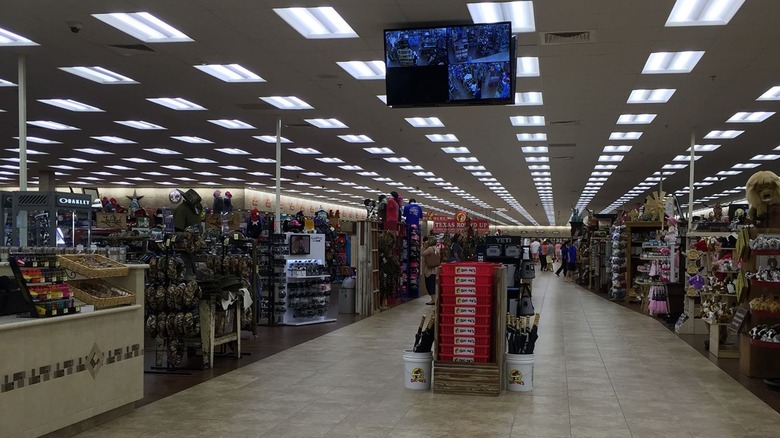 The inside of a Buc-ee's travel center