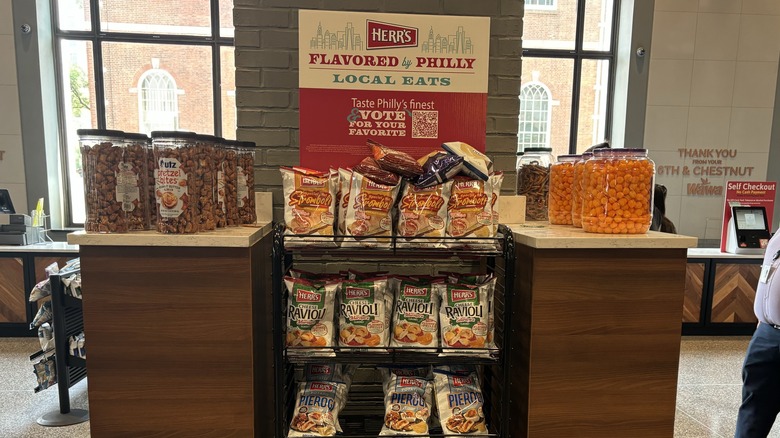 display of Pennsylvania snacks at Wawa