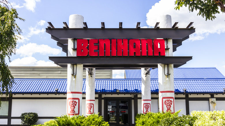 Outside of a Benihana