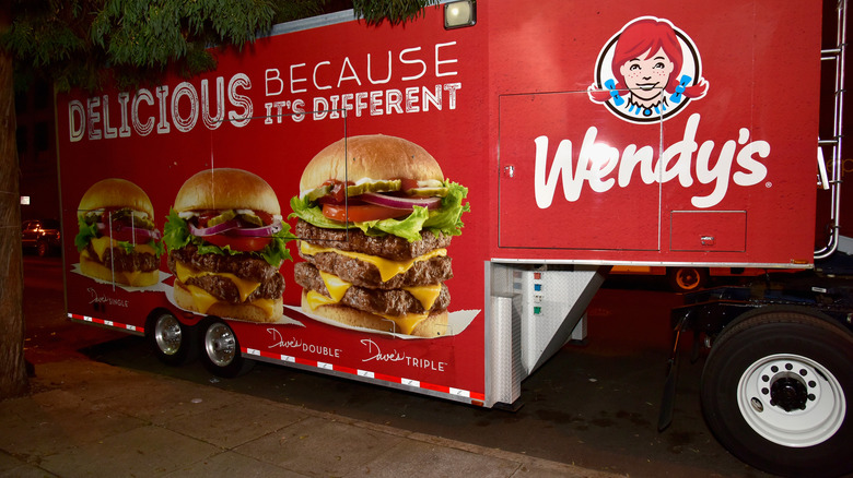 wendy's semi truck