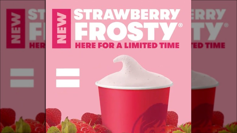 Wendy's Canada's strawberry frosty
