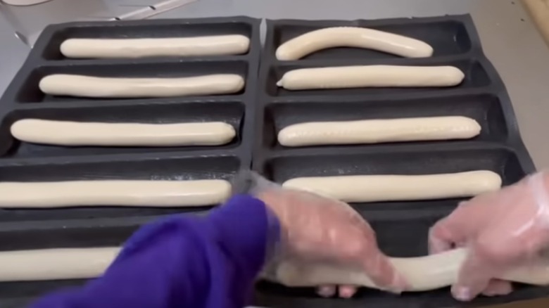 uncooked Subway bread dough