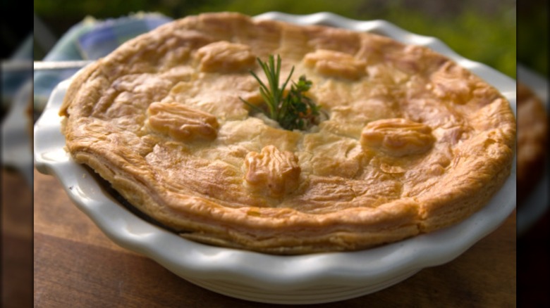 Puff pastry pie crust 