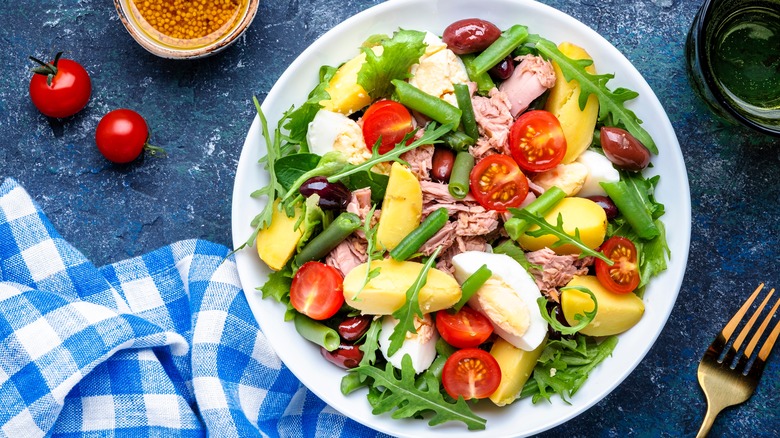 tuna Nicoise salad