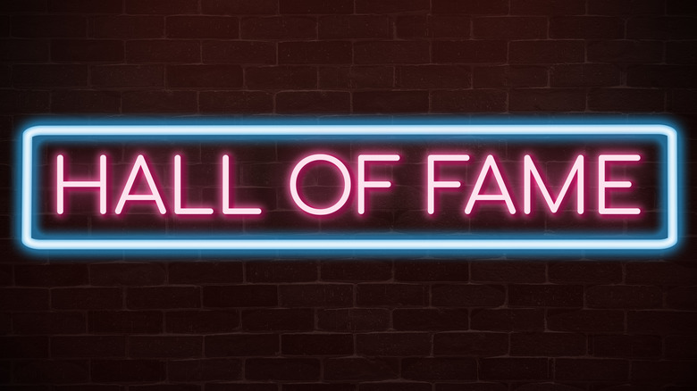 Hall of Fame neon sign