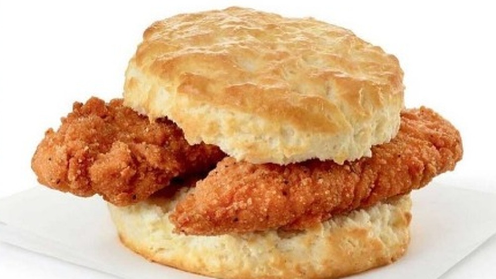Chick-fil-A Spicy Strip Biscuit