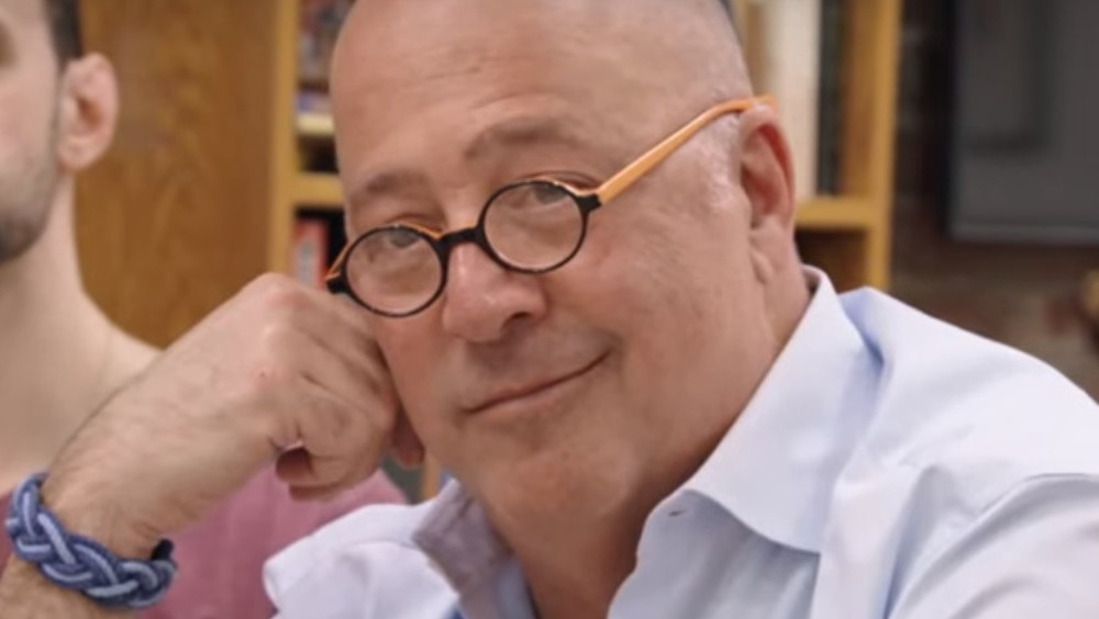 Andrew Zimmern listening