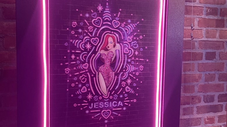 Jessica Rabbit Swarovski art piece