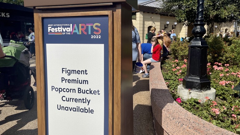 International Festival of the Arts sign