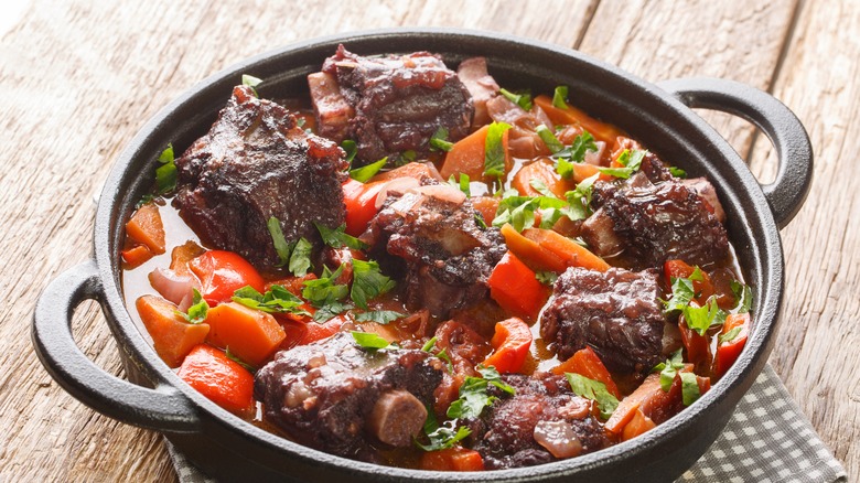 Spanish oxtail stew 