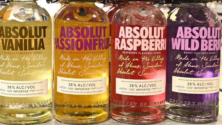 flavored vodka varieties