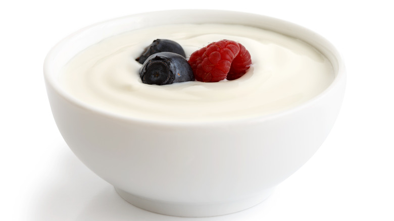 Yogurt is probably fine after the expiration date