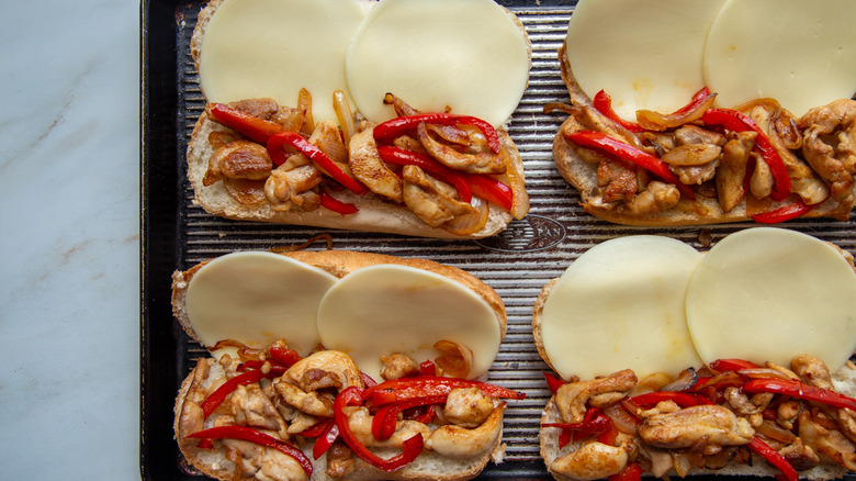 chicken sandwiches with cheese