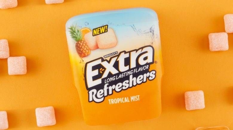 A pack of Tropical Mist Refreshers