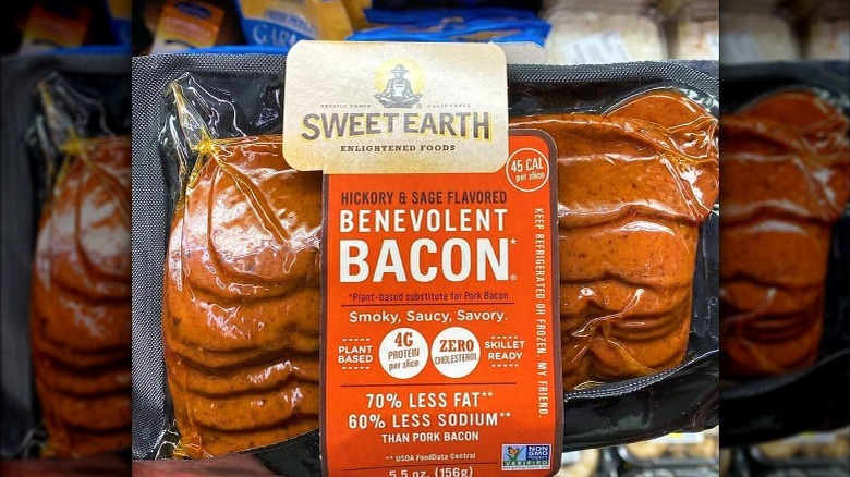A package of Sweet Earth Benevolent Bacon